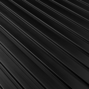 Panou riflat 3D Olmo, Negru, 270x11.6cm, Lamelio - Img 3