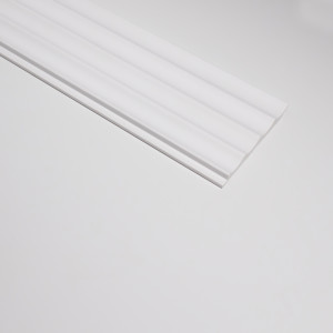 Panou riflat 3D Onda, Alb, 270x12 cm, Lamelio - Img 3