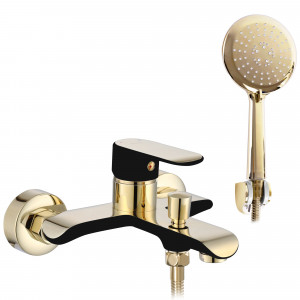 Pentru cadă REA BLOOM Black Gold faucets - Img 1