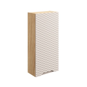 Set de mobilier 90cm cu blat, lavoar de blat Nika si dulap inalt - Img 3