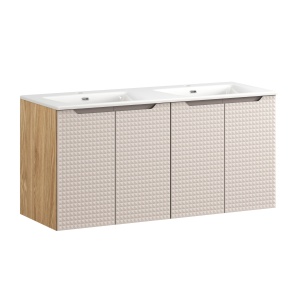 Set mobilier 120cm cu lavoar mobila SKY - Img 1