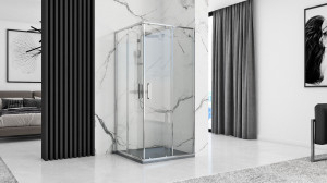 Cadita de dus Grey Rock 90 x 90 - Img 4
