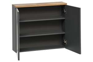 Dulap oglindă 80cm 2 uși - Img 2