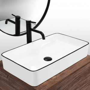 Lavoar pentru blat Rea Denis Black Edge - Img 3