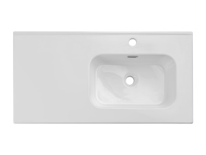 Lavoar pentru mobilier cu un singur bol 90cm cu blat ceramic - Img 3