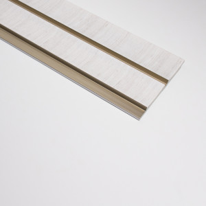 Panou riflat 3D Amber, Alb, 270x13 cm, Lamelio - Img 3
