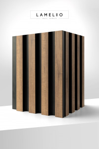 Panou riflat 3D Vasco, Oak Craft, 270x11.7cm, Lamelio - Img 4