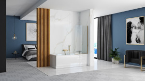 Paravan pentru cada Rea Elegant Gold 80 - Img 6