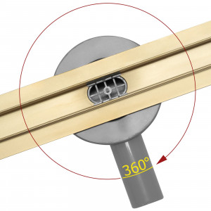 Rigola dus Rea Neo Slim Mirror Gold Pro 60 - Img 2