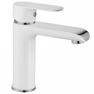 Baterie pentru baie REA Bloom White Chrom Low - Img 6
