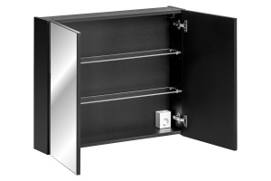 Dulap oglindă 80cm 2 uși - Img 3