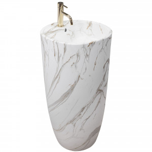 Lavoar de sine stătător Ceramic Rea Anya Lava Matt - Img 1