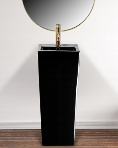 Lavoar freestanding de sine stătător Kamila Black - Img 8