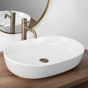 Lavoar pe blat Rea CLEO 61 WHITE MATT - Img 2