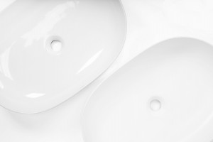 Lavoar pe blat Rea CLEO 61 WHITE MATT - Img 5