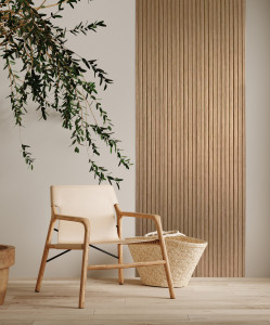 Panou riflat 3D Olmo, Oak Gold II, 270x11.6cm, Lamelio - Img 8