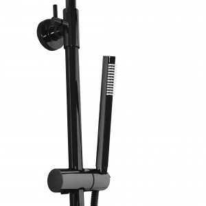 Set de dus cu termostat Lungo Black Metallic - Img 5