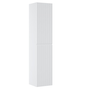 Set de mobilier 140 cm cu blat, 2 lavoare Kama pe blat, un dulap înalt și o oglindă - Img 6