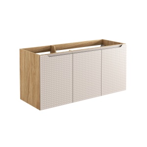 Set de mobilier de 120 cm cu blat și 2 lavoare de blat Cloud - Img 2
