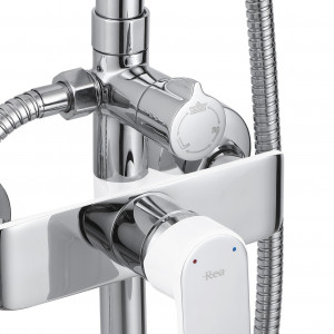 Set dus REA BLOOM WHITE CHROME - Img 5