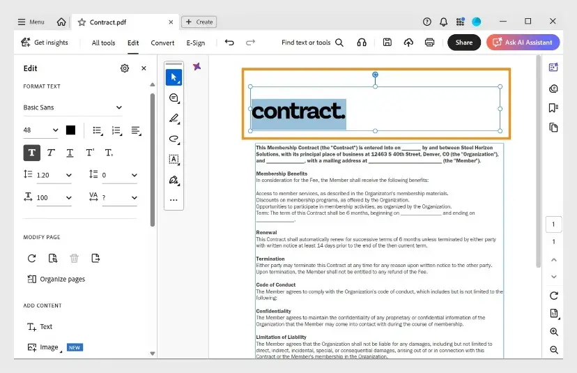 Licență Adobe Acrobat Pro 2024 comercial 3 ani — Adobe Certified Reseller România Licență Adobe Acrobat Pro 2024 originală — editare PDF desktop Windows, plată unică 3 ani, integrare Microsoft 365