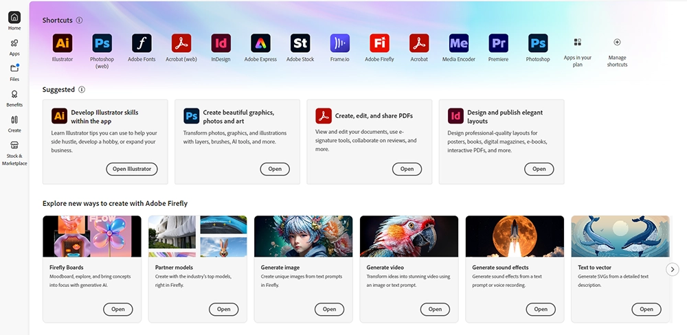 Licență Adobe Creative Cloud PRO All Apps Individual subscripție anuală comercială — Adobe Certified Reseller România Licență Adobe Creative Cloud PRO All Apps Individual originală — Photoshop Illustrator Premiere Pro After Effects licențe software Adobe