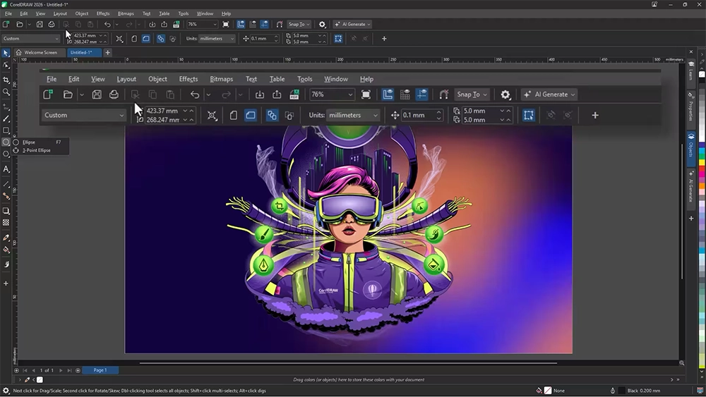 CorelDRAW Graphics Suite 2026 licență educațională permanentă — Corel Platinum Reseller România LicentePC.ro Licență CorelDRAW Graphics Suite 2026 educațională permanentă originală — design vectorial profesional la prețul educațional redus
