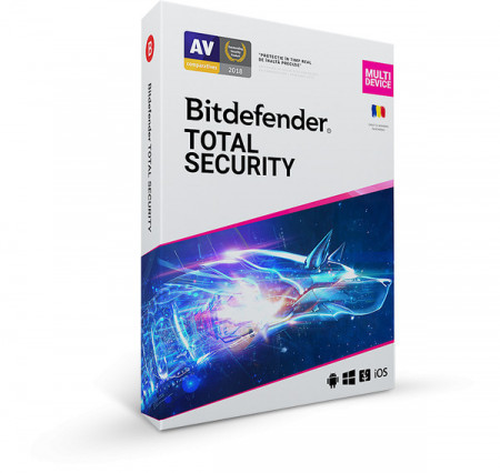 Bitdefender Total Security. 5 dispozitive, 1 an - Licenta Electronica