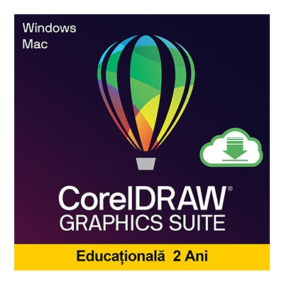 Licență CorelDRAW Graphics Suite 2025 Educațională - abonament 2 Ani