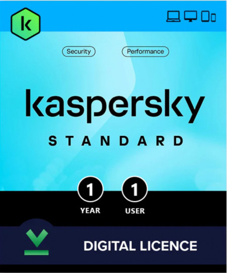 Licență Kaspersky Standard 1 Dispozitiv, 1 an, Licenta Electronica
