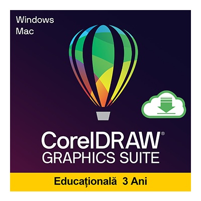 Licență CorelDRAW Graphics Suite 2025 Educațională - abonament 3 Ani