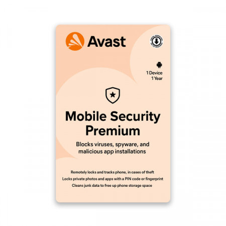 Avast Mobile Security Premium - 1 Telefon, 1 An