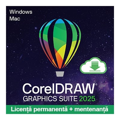 Licență CorelDRAW Graphics Suite 2025 Business Enterprise, licență permanentă cu mentenanță