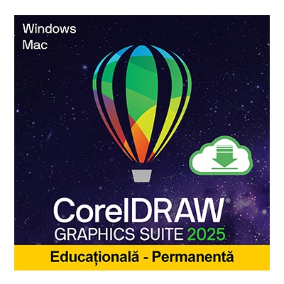 Licență CorelDRAW Graphics Suite 2025 Educațională Classroom 15+1 - Licențe permanente
