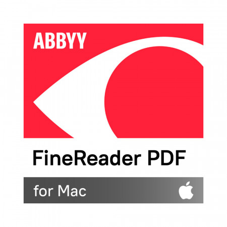ABBYY FineReader PDF pentru Mac, educationala/guvernamentala 1 user, 1 an, ESD