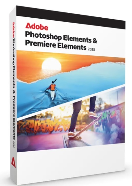 Licență Adobe Photoshop Elements + Premier Elements 2025 Windows/Mac – 1 utilizator / 3 ani - BOX