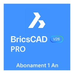 BricsCAD PRO V26 | 1 Utilizator | 1 An | Licență Electronică
