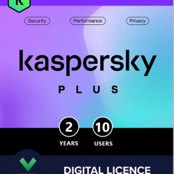 Kaspersky Plus | 10 Dispozitive | 2 Ani | Licență Electronică