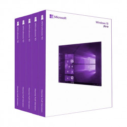 5 X Microsoft Windows 10 Professional, 64 Bit, Engleza, OEM, DVD