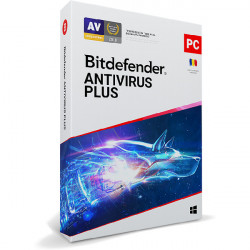 Bitdefender Antivirus Plus, 5 PC, 2 ani, Licenta noua, BOX/Retail