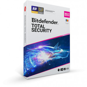 Bitdefender Total Security. 5 dispozitive, 1 an - Licenta Electronica