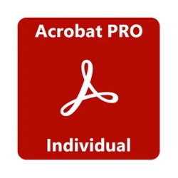Adobe Acrobat Pro Individual | Windows + macOS | AI Assistant | Abonament Anual