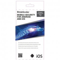 Antivirus Bitdefender Mobile Security for Android & MacOS 3 dispozitive, 1 an, electronica