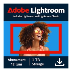 Adobe Lightroom Individual | 1 TB Cloud | Lightroom Classic inclus | Subscripție Anuală