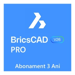 BricsCAD PRO V26 | 1 Utilizator | 3 Ani | Licență Electronică