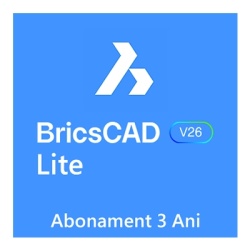 BricsCAD Lite V26 | 1 Utilizator | 3 Ani | Licență Electronică