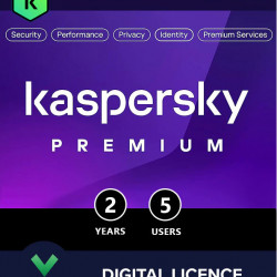 Kaspersky Premium | 5 Dispozitive | 2 Ani | Licență Electronică