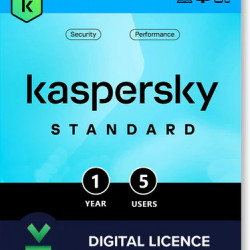 Kaspersky Standard | 5 Dispozitive | 1 An | Licență Electronică