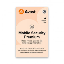 Avast Mobile Security Premium - 1 Telefon, 2 Ani