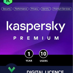 Kaspersky Premium | 10 Dispozitive | 1 An | Licență Electronică